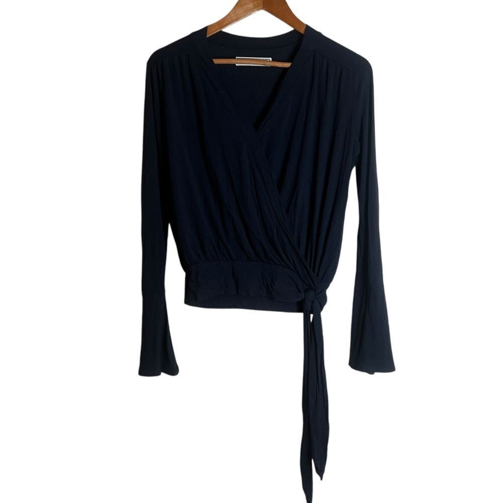 3 for $30! Abercrombie & fitch‎ black faux wrap blouse